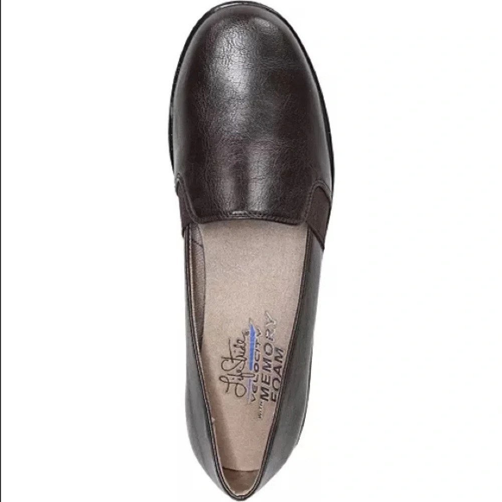 LifeStride Dark Chocolate Isabelle Slip-on Loafers - Picture 4 of 5